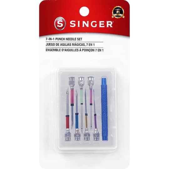 SINGER&#xAE; 7-in-1 Interchangeable Fine Punch Needle Set